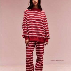 Parke Amore Red Stripe Set